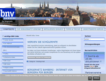 Tablet Screenshot of bnv-bamberg.de